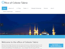 Tablet Screenshot of celestetabriz.com